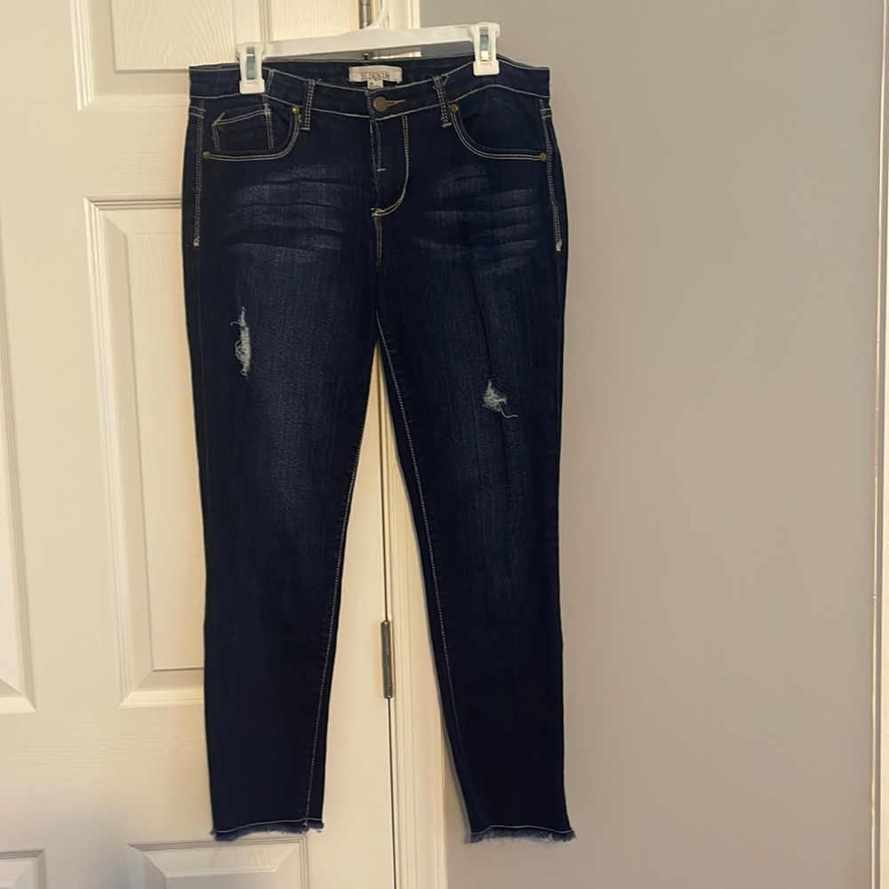 Denim jeans.
